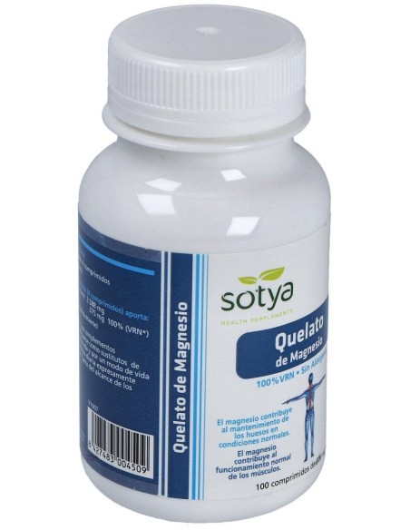 Quelato De Magnesio 900Mg Comp. 100U de Sotya