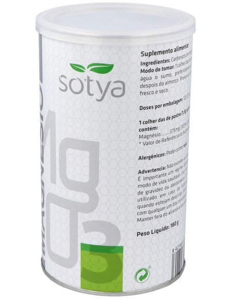 Carbonato De Magnesio Bote 180Gr. de Sotya