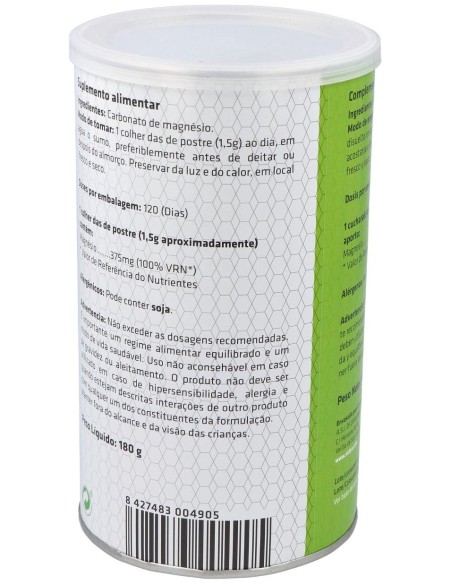 Carbonato De Magnesio 180G  Polvo de Sotya