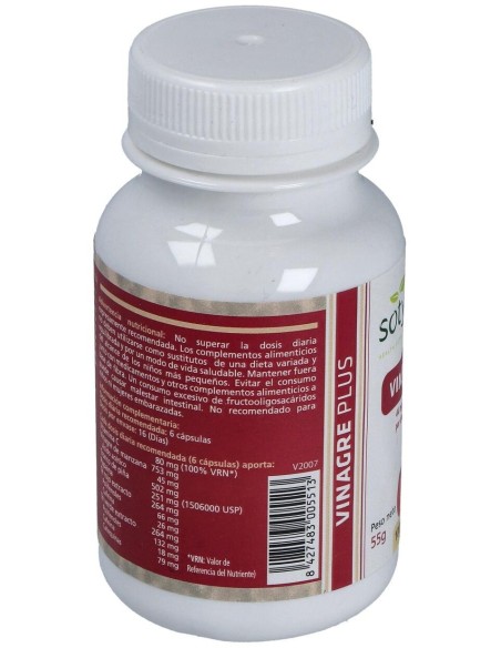 Vinagre Plus 550Mg Cáps. 100U de Sotya