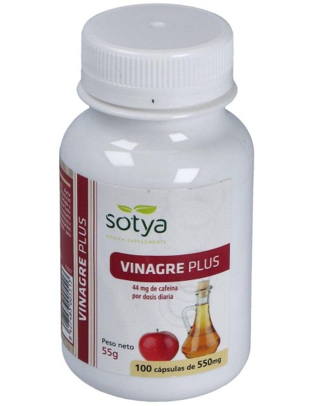 Vinagre De Manzana Plus 100Cap. de Sotya