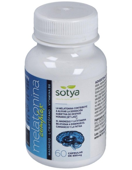 Melatonina Complex 60Cap. de Sotya