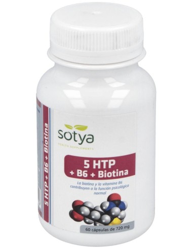 Triptofano 5-Htp 60Cap. de Sotya