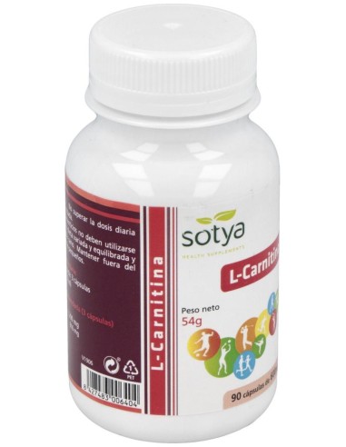 L-Carnitina 600Mg Cáps. 90U de Sotya