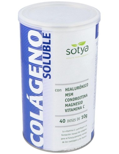 Colágeno Con Hialurónico, Msm, Condroitina, Magnesio, Vitamina C  400G Polvo de Sotya