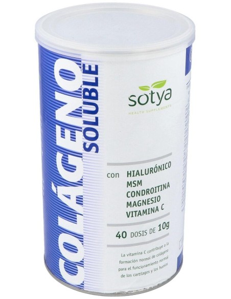 Colageno + Ac. Hialuronico + Msm 400Gr de Sotya