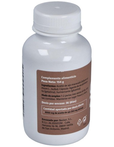 Ajo Macerado 220Perlas de Sotya