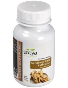 Ginseng Rojo Coreano 500Mg Cáps. 90U de Sotya 2