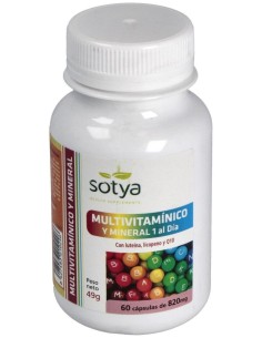 Multivitaminico Y Mineral 1 Al Día 820Mg Cáps. 60U de Sotya 2