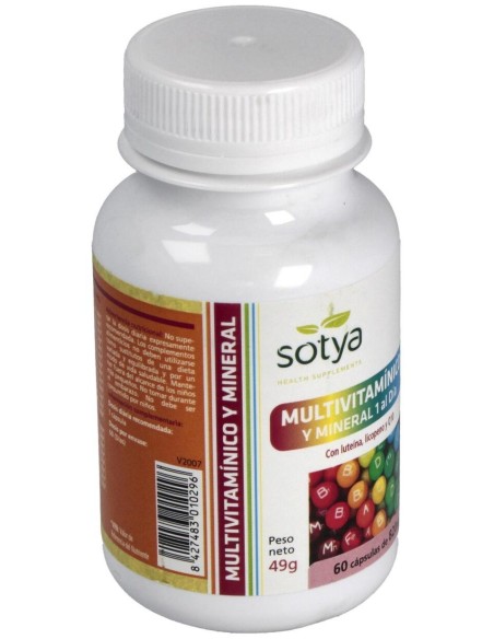 Multivitaminico Mineral 60Cap. de Sotya