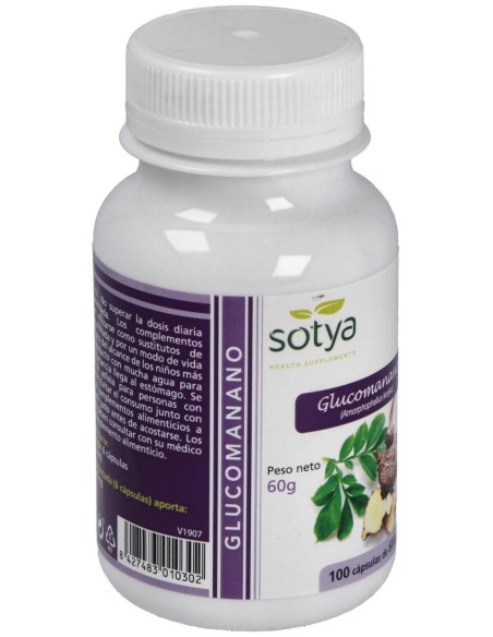 Glucomanano 100Cap. de Sotya