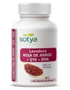 Levadura Roja De Arroz + Q10 + Dha 60 Caps 550Mg de Sotya 2
