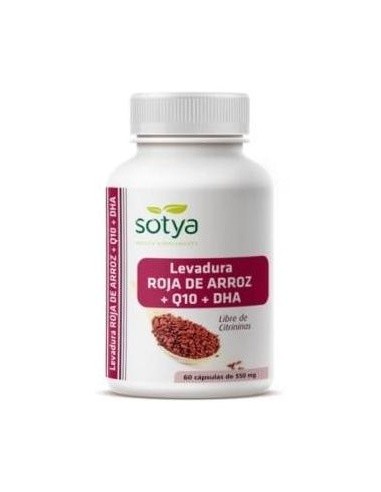 Levadura Roja De Arroz + Q10 + Dha 60 Caps 550Mg de Sotya