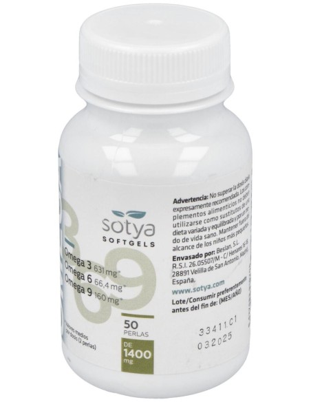 Omega 3-6-9 50Perlas de Sotya