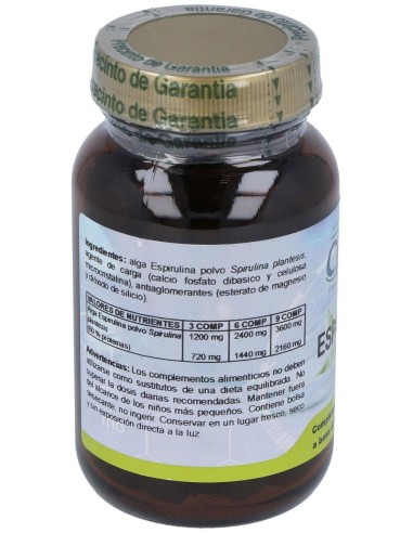 Espirulina 400 Mg 200 Comp. de Cfn