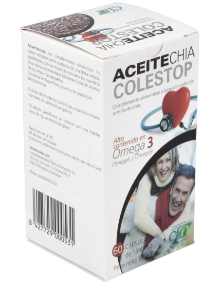 Aceite Chia Colestop (Salvia Hispanica) 60Perlas de Cfn