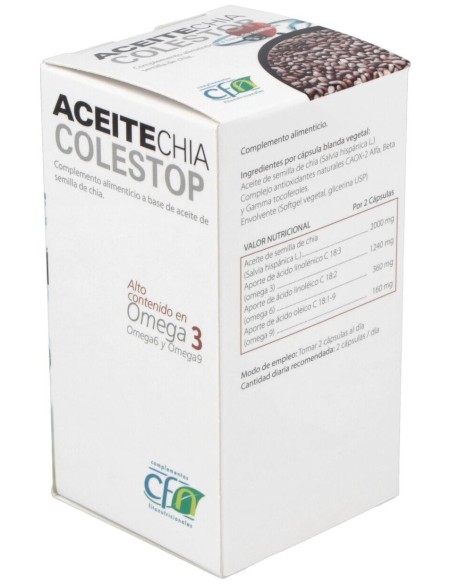 Aceite Chia Colestop (Salvia Hispanica) 60Perlas de Cfn