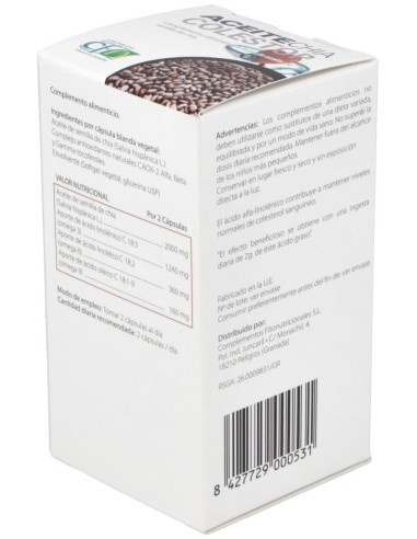 Aceite Chia Colestop (Salvia Hispanica) 60Perlas de Cfn