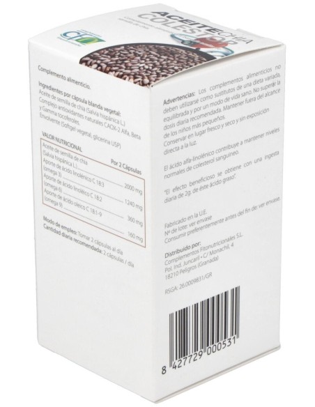 Aceite Chia Colestop (Salvia Hispanica) 60Perlas de Cfn