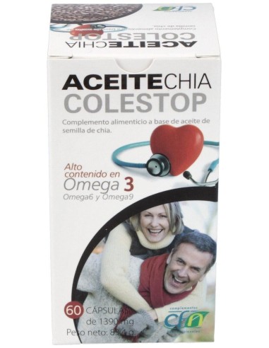 Aceite Chia Colestop (Salvia Hispanica) 60Perlas de Cfn