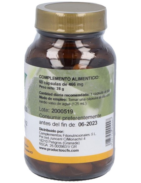 Vitamina D3+K2 60Cap. de Cfn