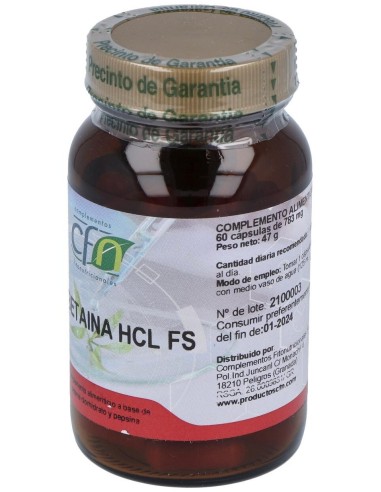 Betaina Hcl Fs 60Cap. de Cfn