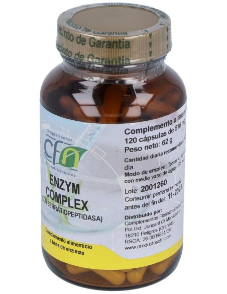 Enzym Complex 120Vcaps de Cfn
