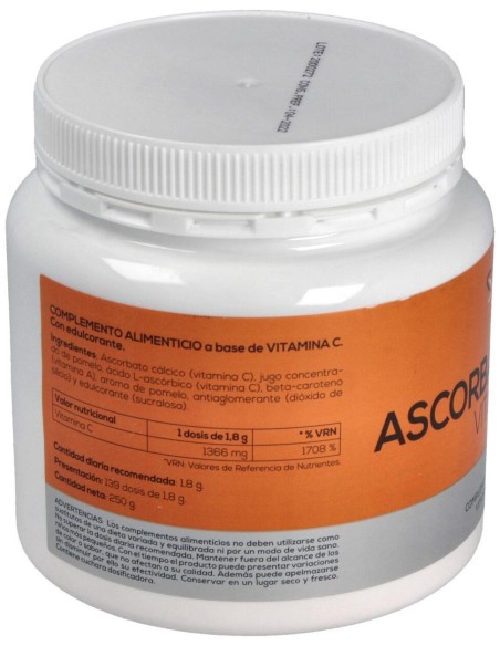 Vitamina C Ascorbato Calcico Polvo 250Gr. de Nutilab