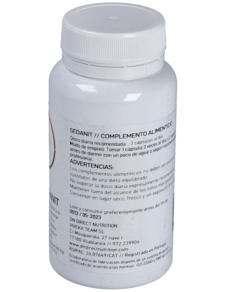 Sedanit 60Vcap. de Direct Nutrition