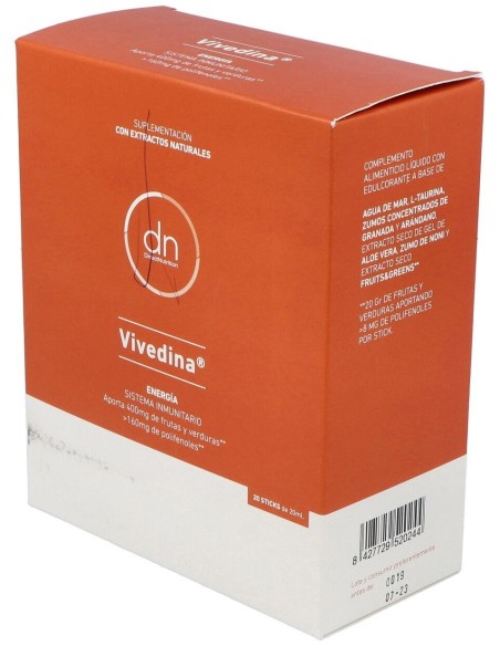 Vivedina 20Sticks de Direct Nutrition