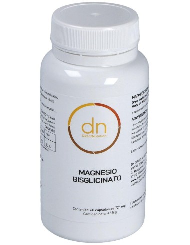 Magnesio Bisglicinado 60Vcap. de Direct Nutrition