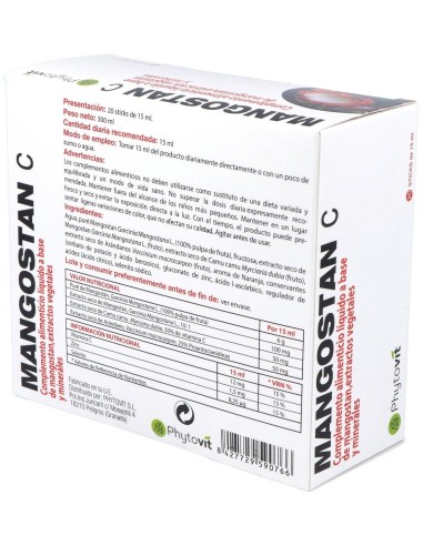 Mangostan C 20Viales de Phytovit