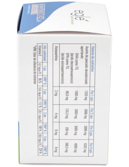 Docovision Dha Astaxantina 60 de Egle