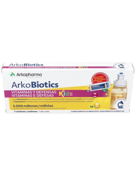 Arkobiotics Vitaminas Y Defensas Niños 7Uni. de Arkopharma