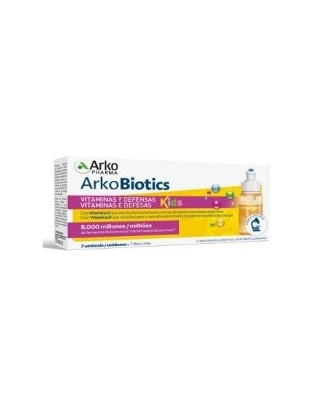 Arkobiotics Vitaminas Y Defensas Niños 7Uni. de Arkopharma