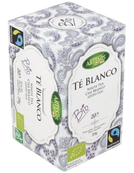 Te Blanco Infusion 20Bolsitas. Bio de Artemis Bio
