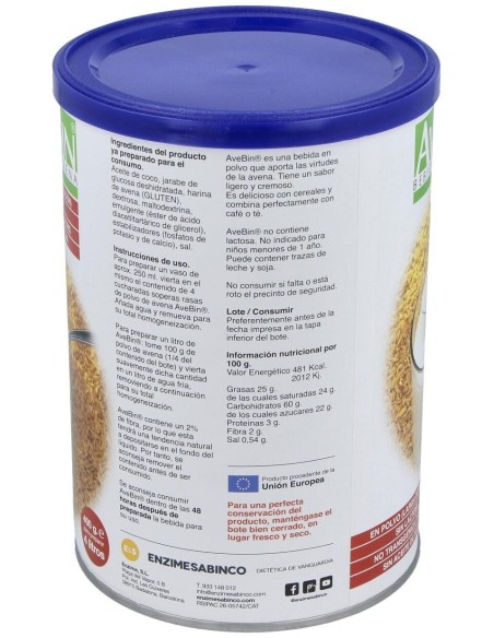 Avebin 400Gr. de Enzime - Sabinco