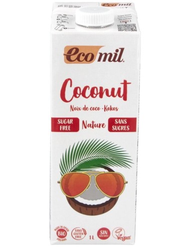 Ecomil Bebida De Coco Nature 1Lt 6Uds. Bio S/A de Almond