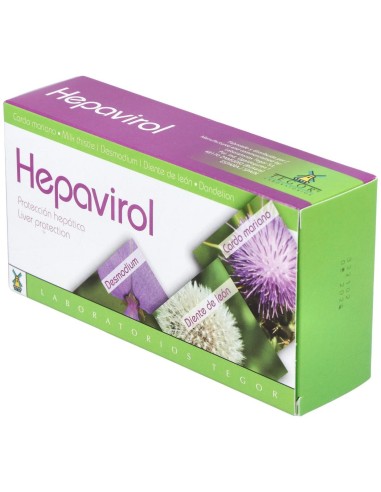 Hepavirol 60 Capsulas de Tegor
