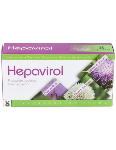 Hepavirol 60 Capsulas de Tegor