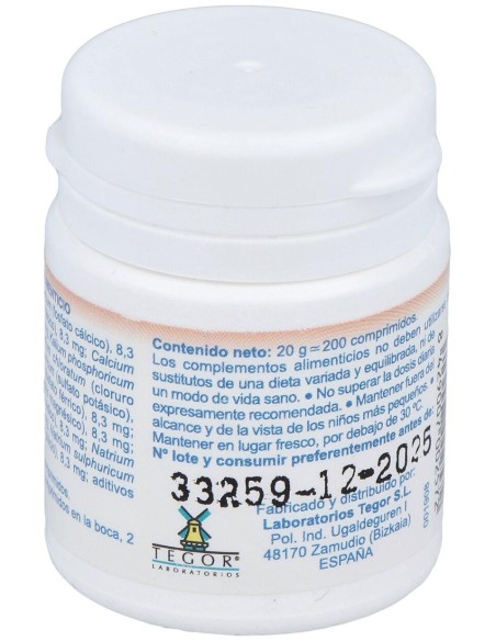 Tegorsal Nº 18 (20 G) Comprimidos de Tegor