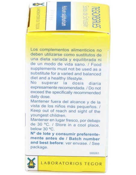 Tegorsal Nº 6 (20 G) Comprimidos de Tegor