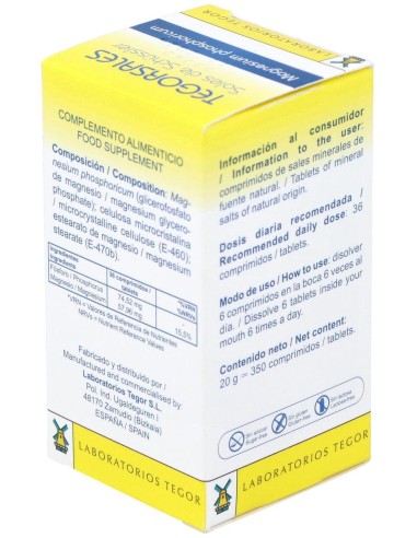 Tegorsal Nº 7 (20 G) Comprimidos de Tegor