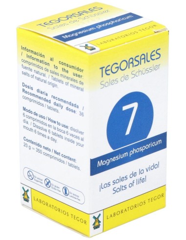 Tegorsal Nº 7 (20 G) Comprimidos de Tegor