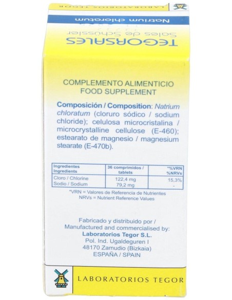Tegorsal Nº 8 (20 G) Comprimidos de Tegor