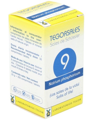 Tegorsal Nº 9 (20 G) Comprimidos de Tegor