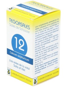 Tegorsal Nº 12 (20 G) Comprimidos de Tegor 2