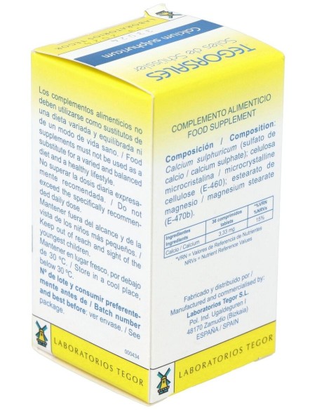 Tegorsal Nº 12 (20 G) Comprimidos de Tegor