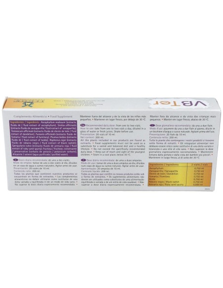 Vb Ter Rompepiedras 20 Viales 10 Ml. de Tegor