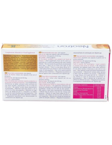 Neotran 20 Capsulas de Tegor